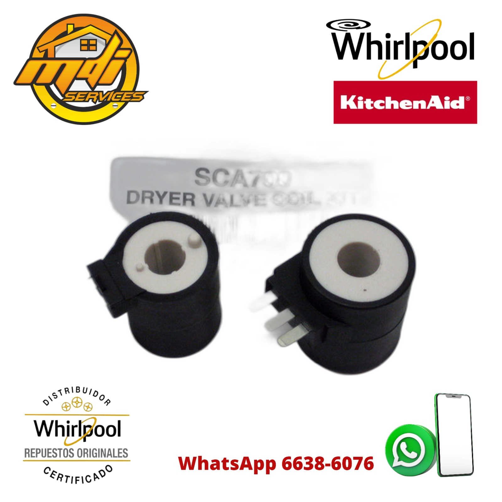 KIT SENSORES SECADORA GAS SELENOIDES FRIGIDAIRE 5303931775