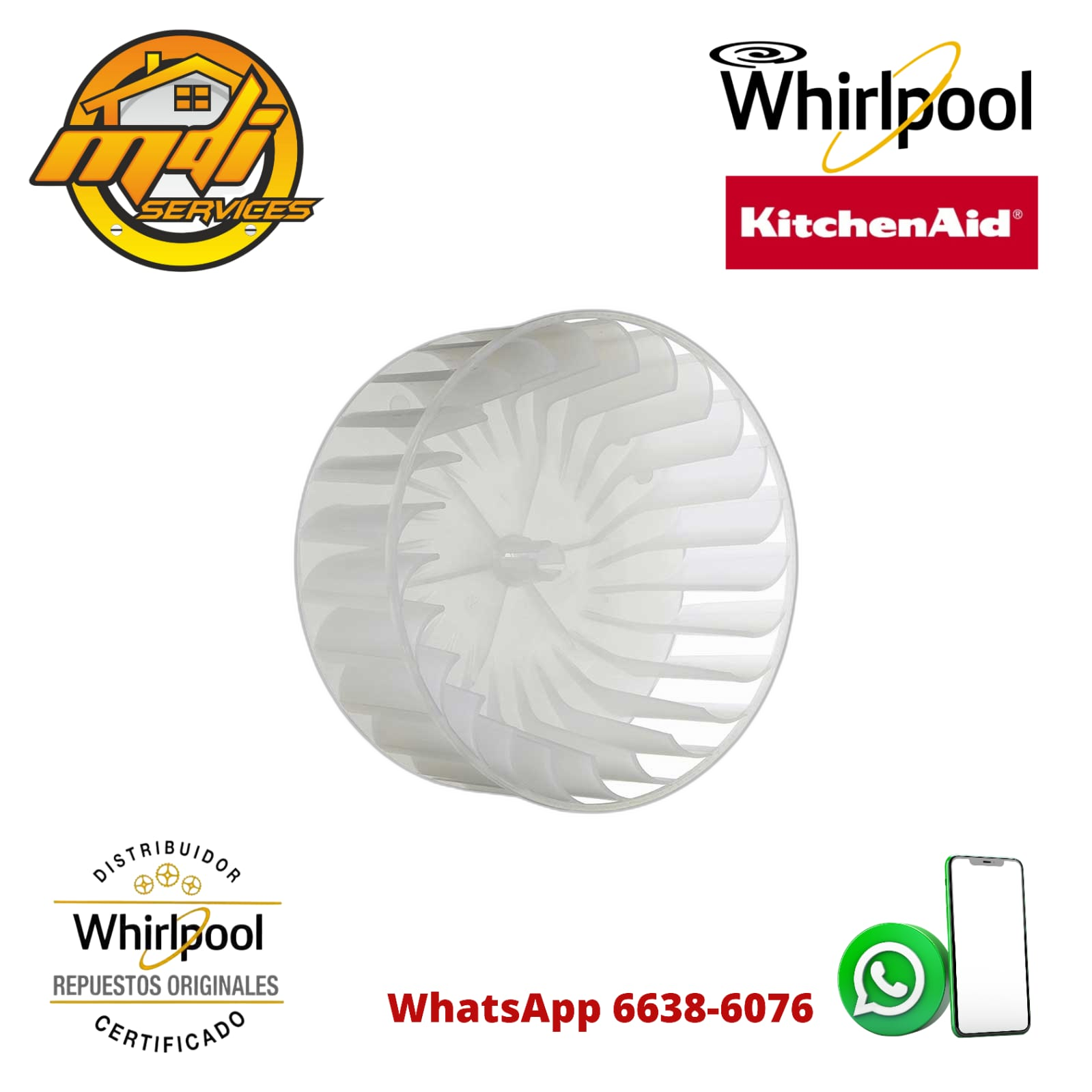 TURBINA BLOWER SECADORA FRIGIDAIRE 131476300