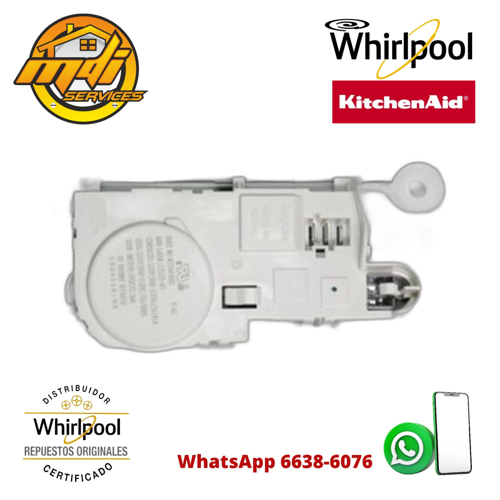 SWITCH DE PUERTA LAVADORA WHIRLPOOL FSP W10443885